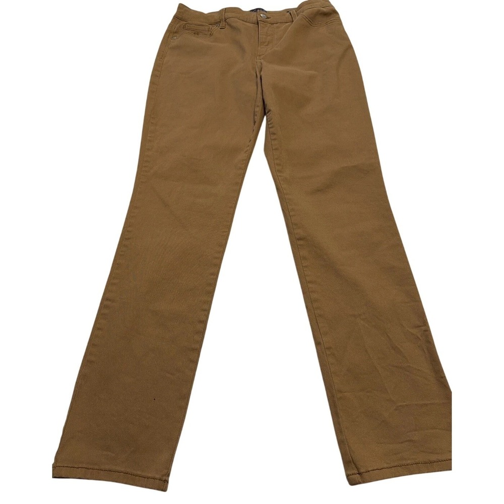 Gloria Vanderbilt Amanda 2.0 Slim Leg Jeans Brown Size 8 BDGVB4664-TOB